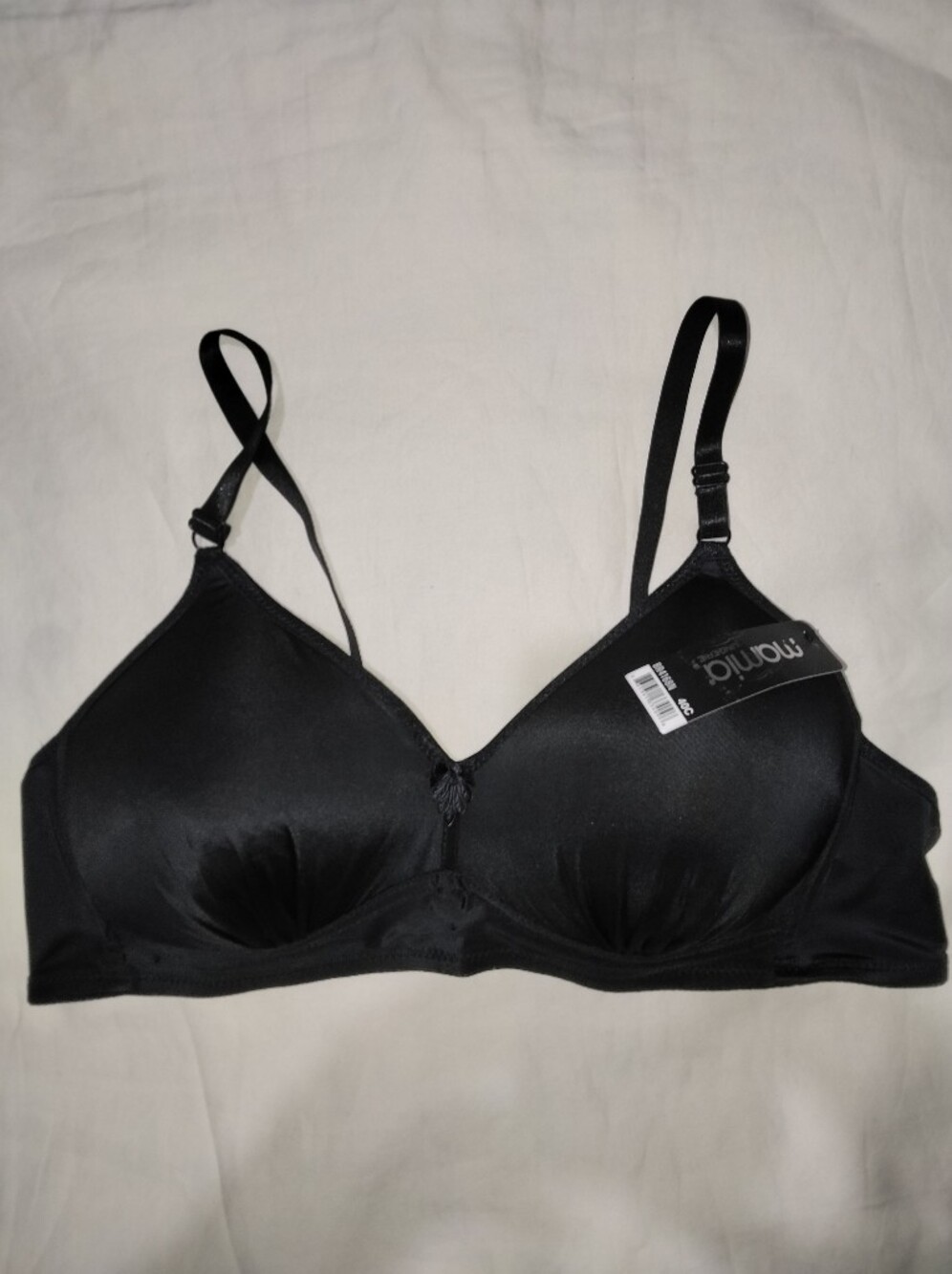 Mamia Black Smooth Molded-Cup Bra